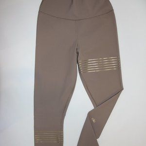 NEW ALO High Waist Vapor Leggings in Spark Gravel XS